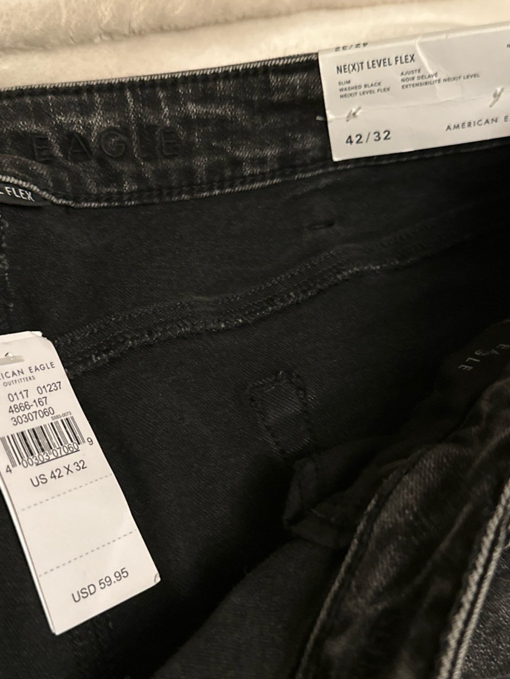 American Eagle Outfitters Men’s Slim Black Jeans